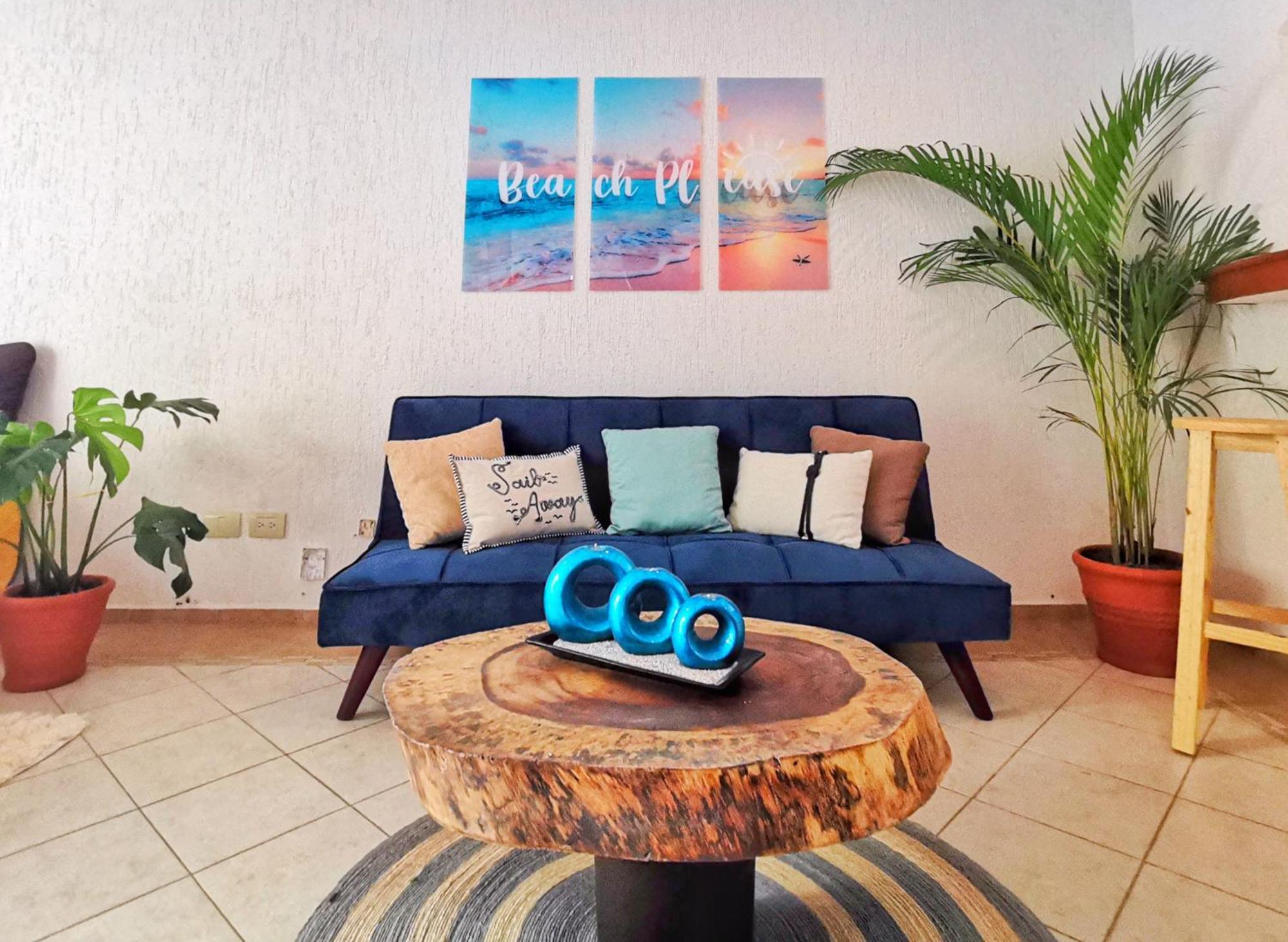 Beautiful & Cozy Near Beach Apartment Pool & Kingsize Bed 칸쿤 객실 사진