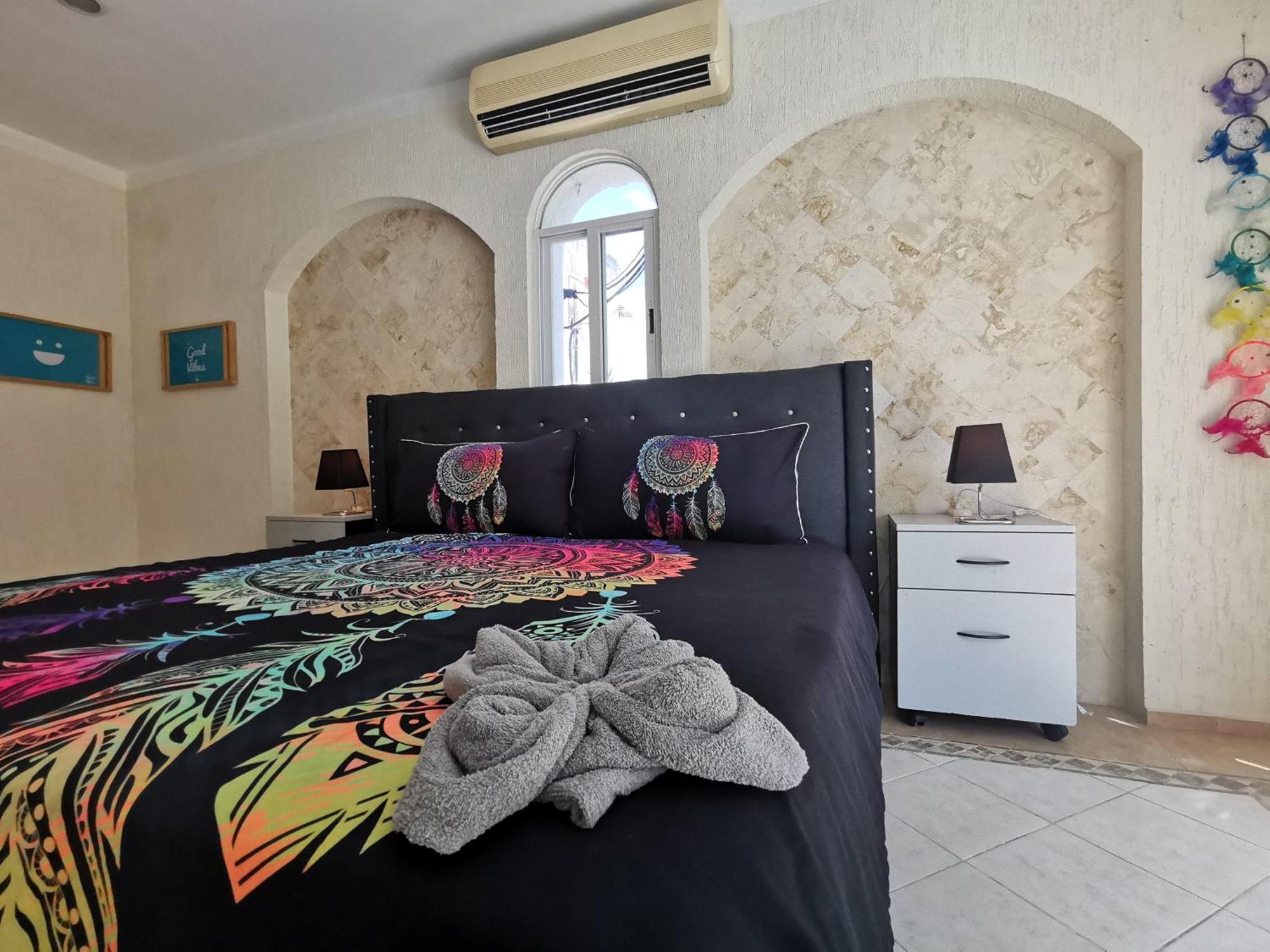 Beautiful & Cozy Near Beach Apartment Pool & Kingsize Bed 칸쿤 객실 사진